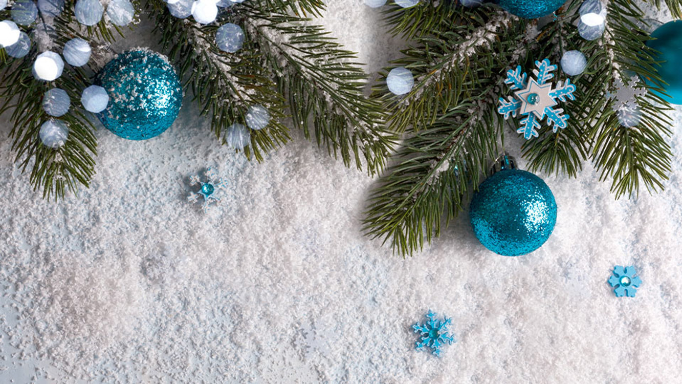 Jólahlaðborð Clean Mynd Blá Jóla